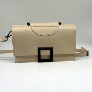 Stella Bianca ivory leather bag NWOT